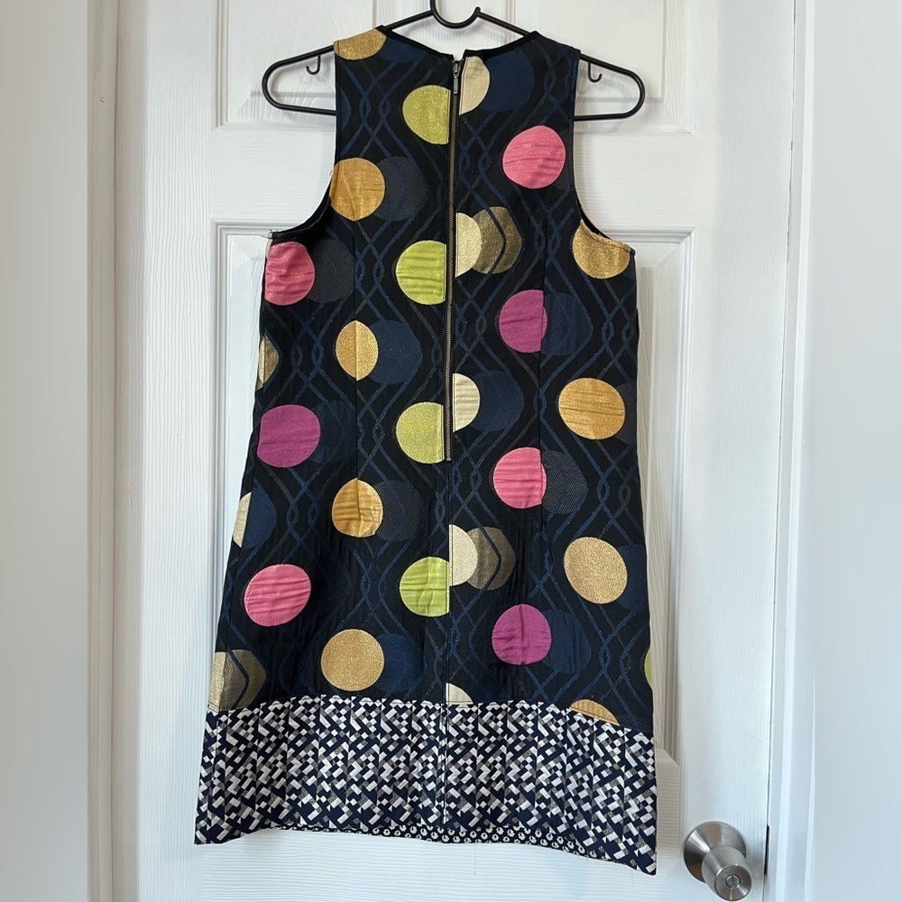 Maeve Anthropologie Polka Dot Tilde Jacquard Shift Dress XS - Picture 3 of 8